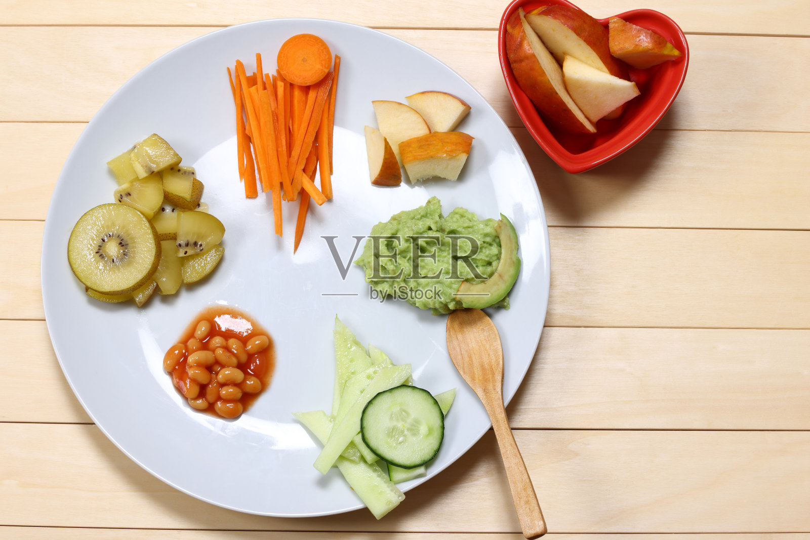 婴儿引导断奶照片摄影图片