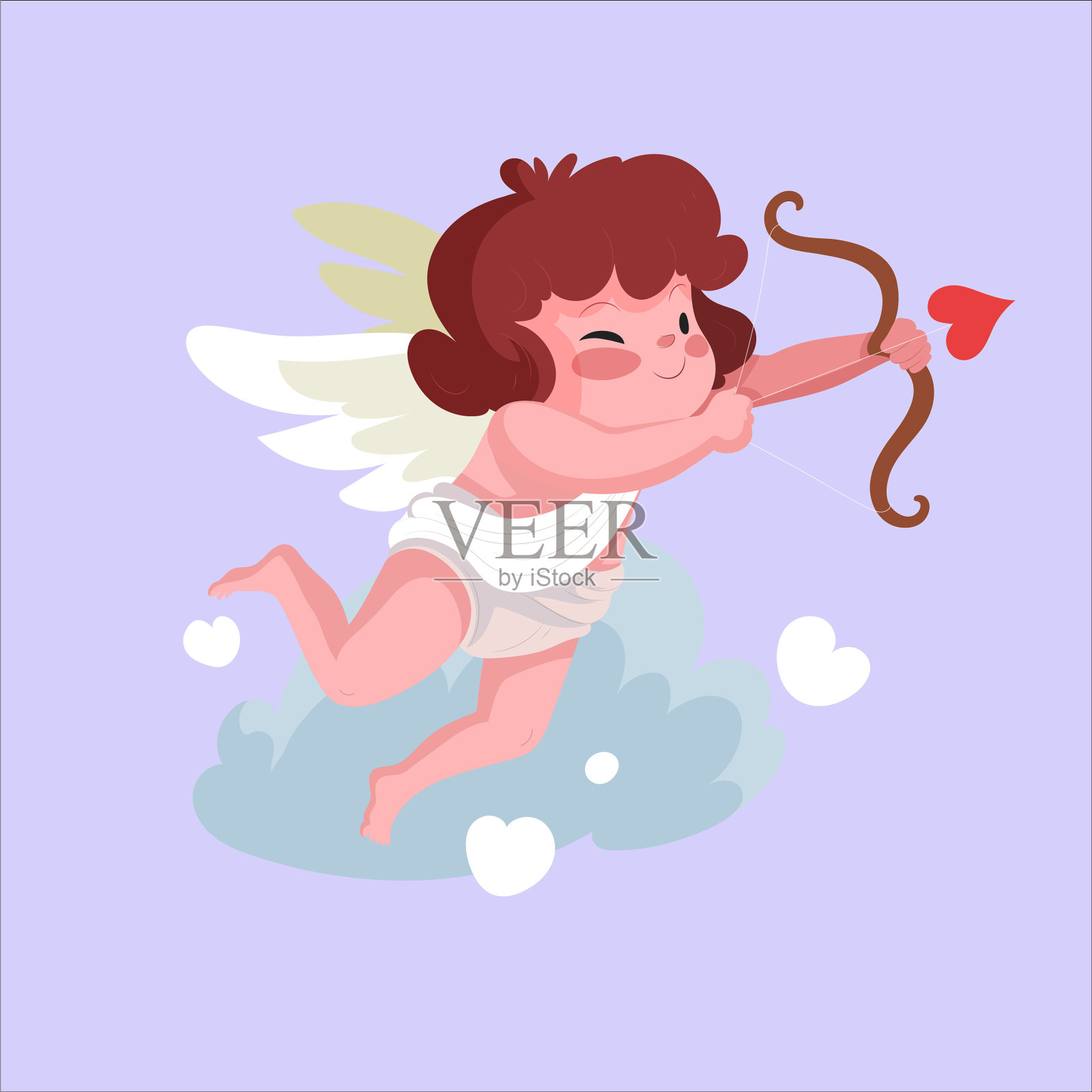 情人节吉祥物可爱插画图片素材