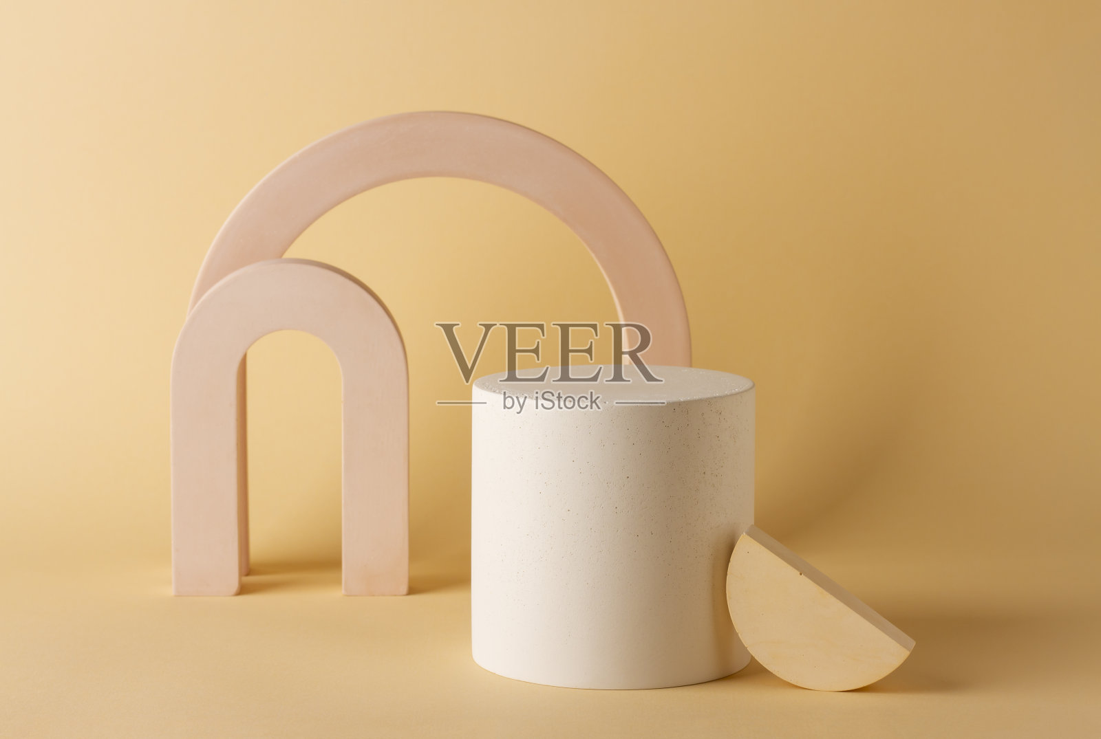 以极简主义风格的混凝土装饰构成精致的背景照片摄影图片