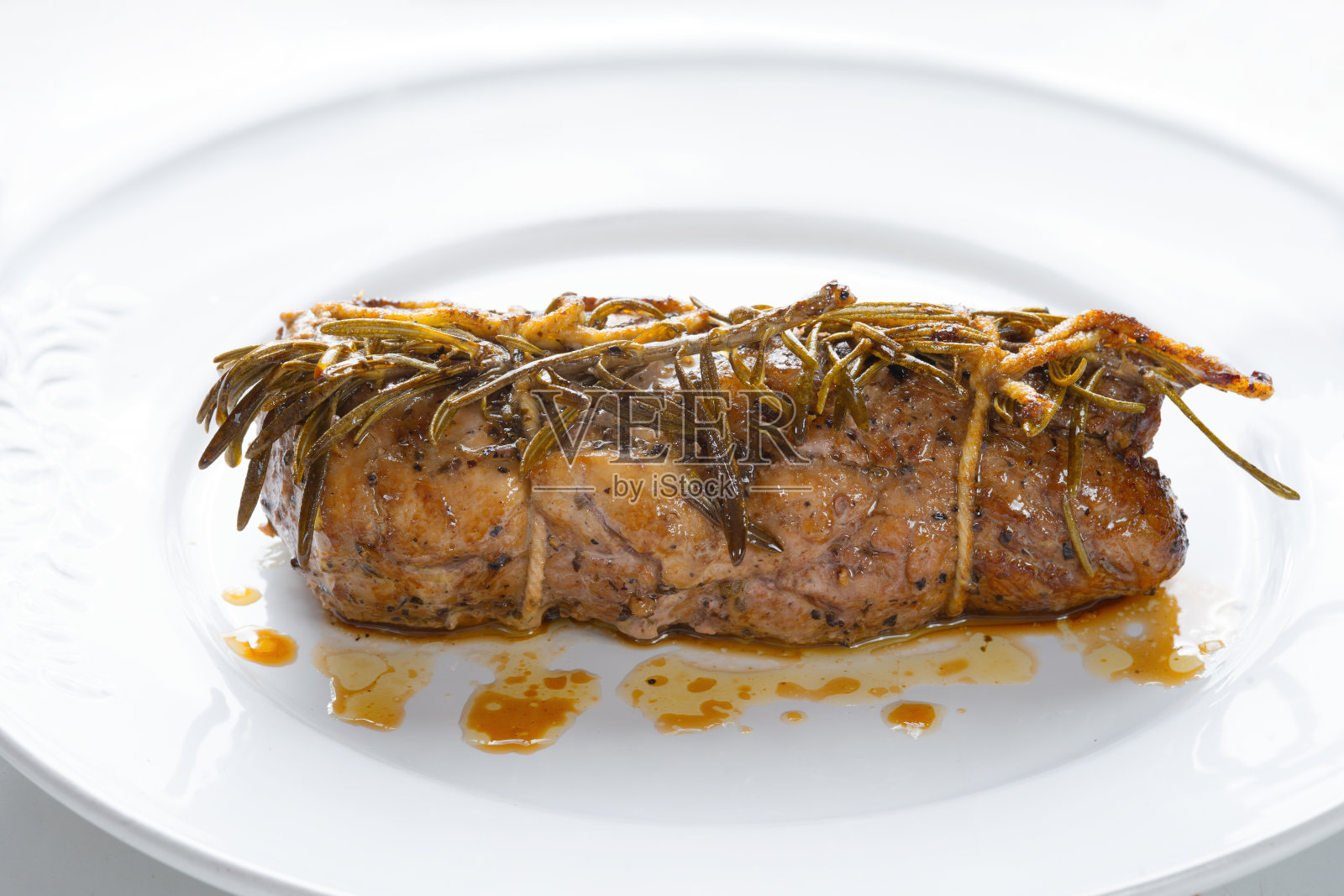 烤猪腩肉照片摄影图片