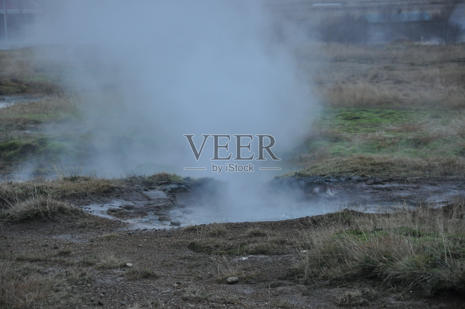 冰岛间歇泉照片摄影图片