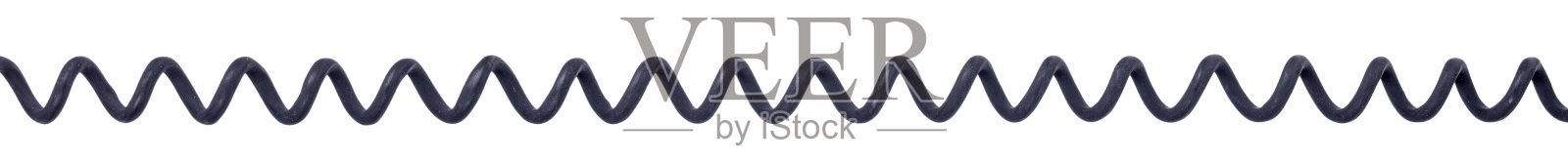 又旧又脏的黑色电话线(老式),与世隔绝照片摄影图片