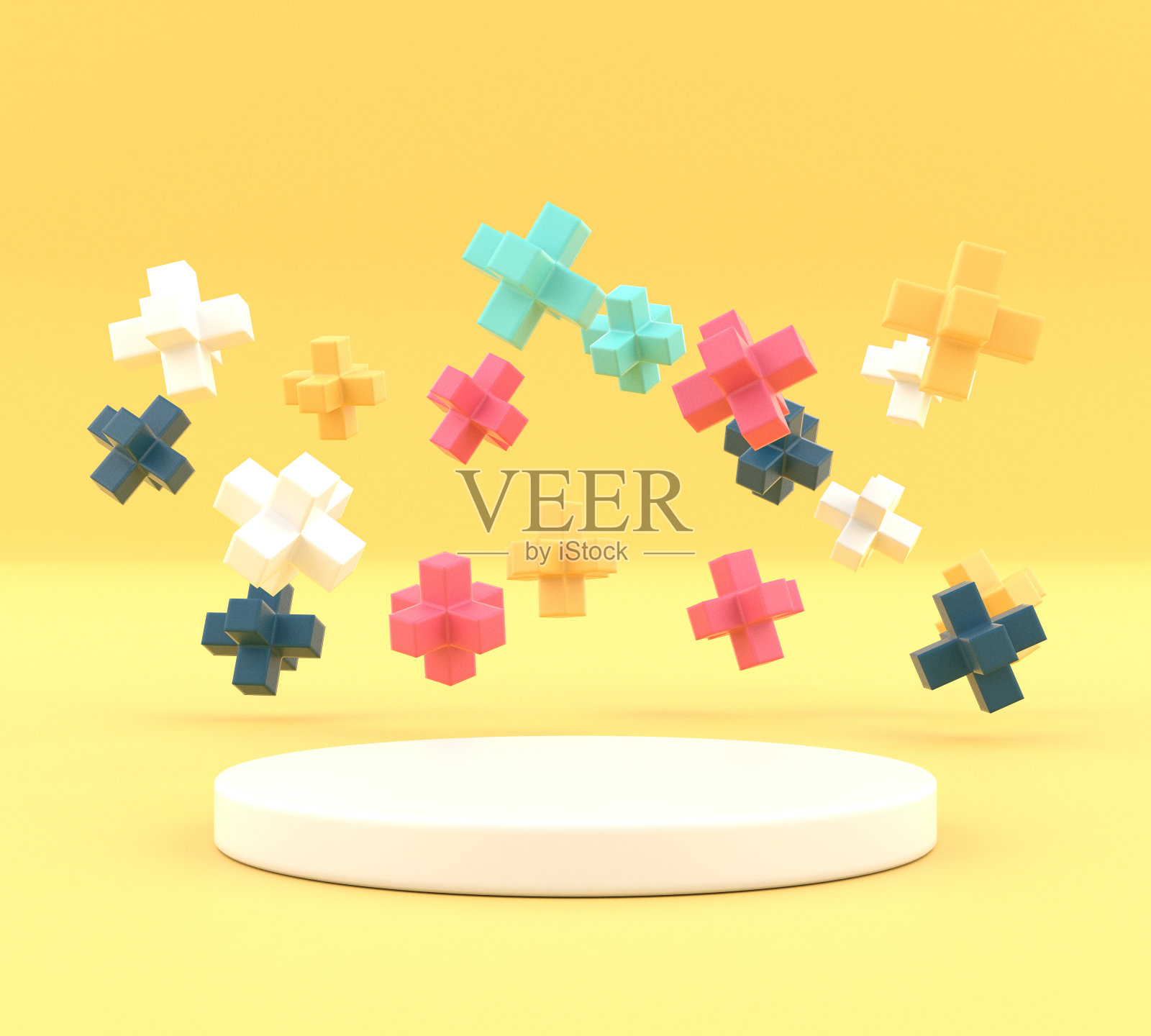 产品展示的现代展台照片摄影图片