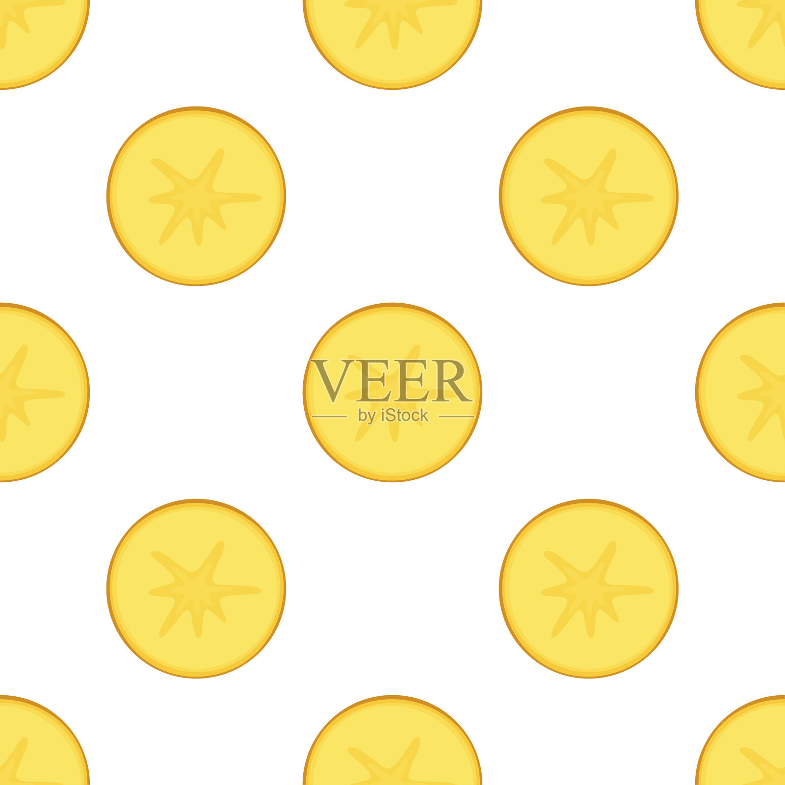 无缝图案的土豆在卡通扁平风格插画图片素材