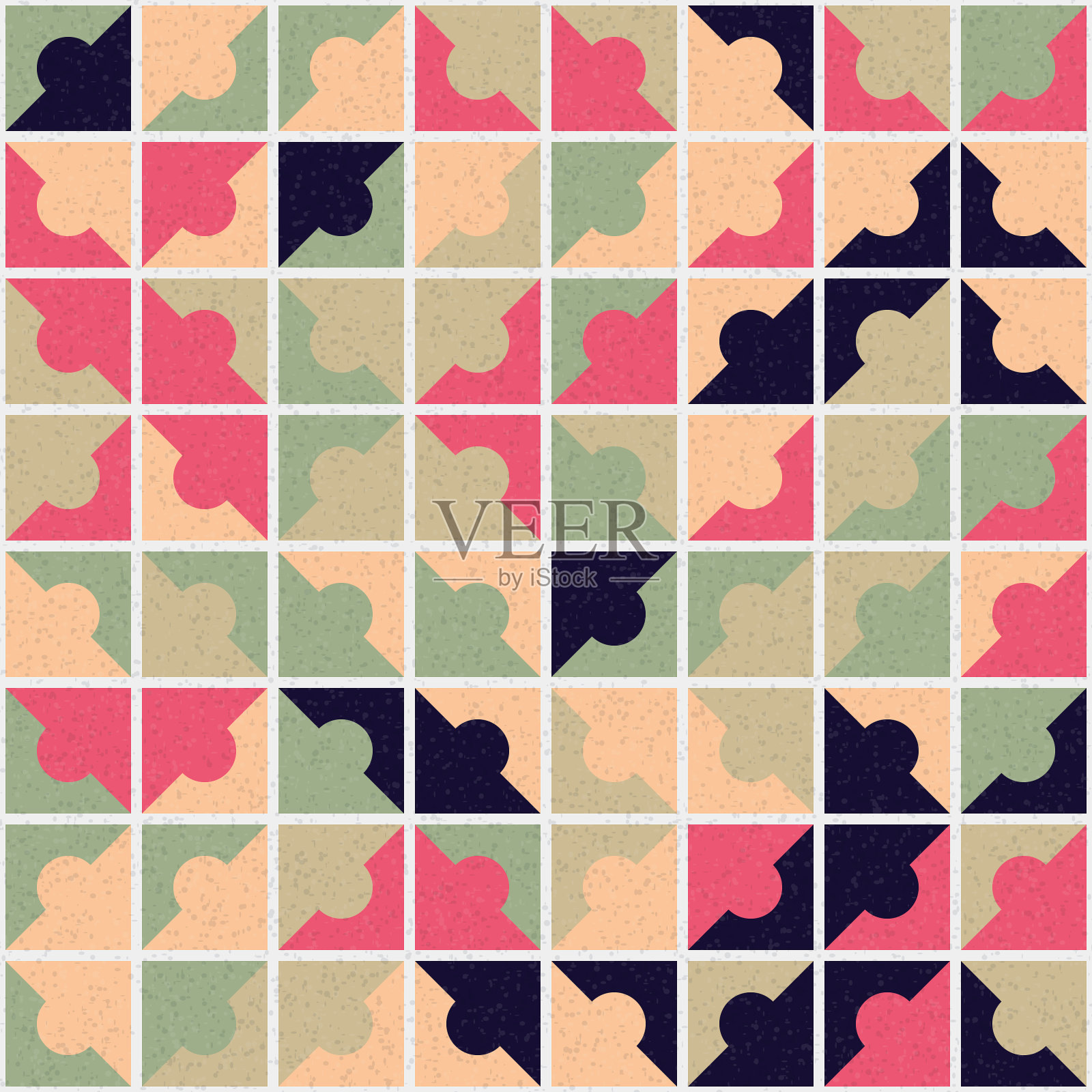 抽象几何图案生成计算艺术插图插画图片素材