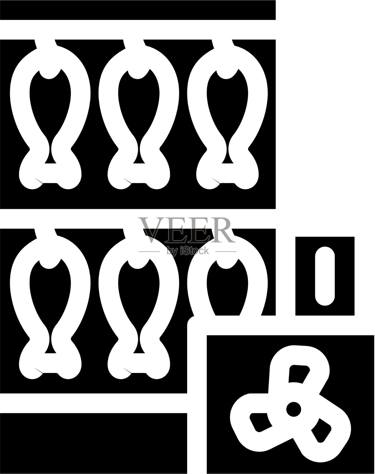 烟鱼字形图标图标素材