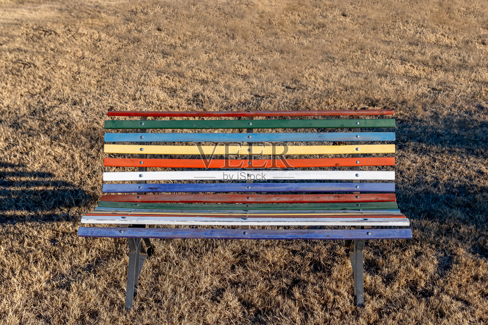 古色古香的公园长椅照片摄影图片