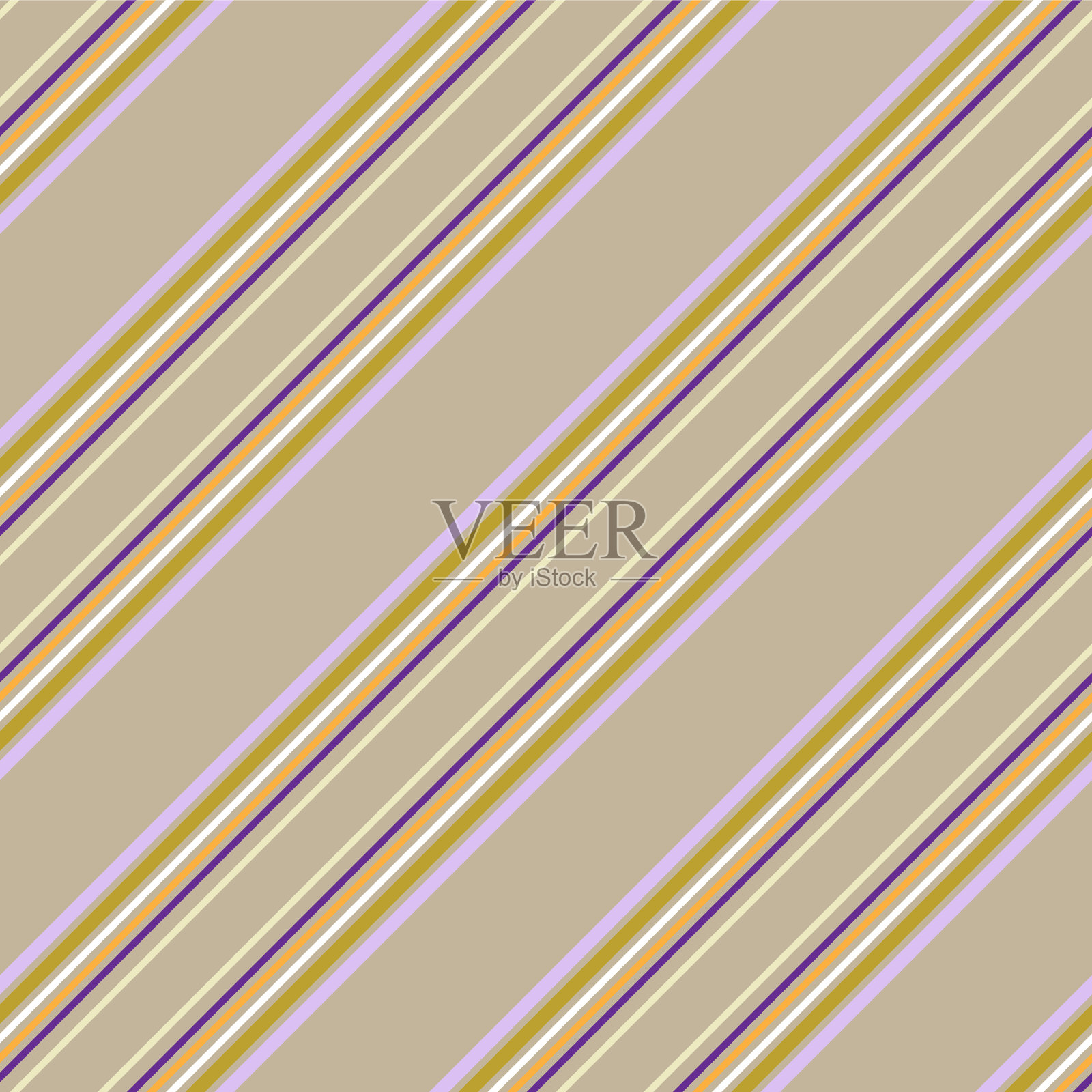 彩色条纹无缝图案背景中插画图片素材