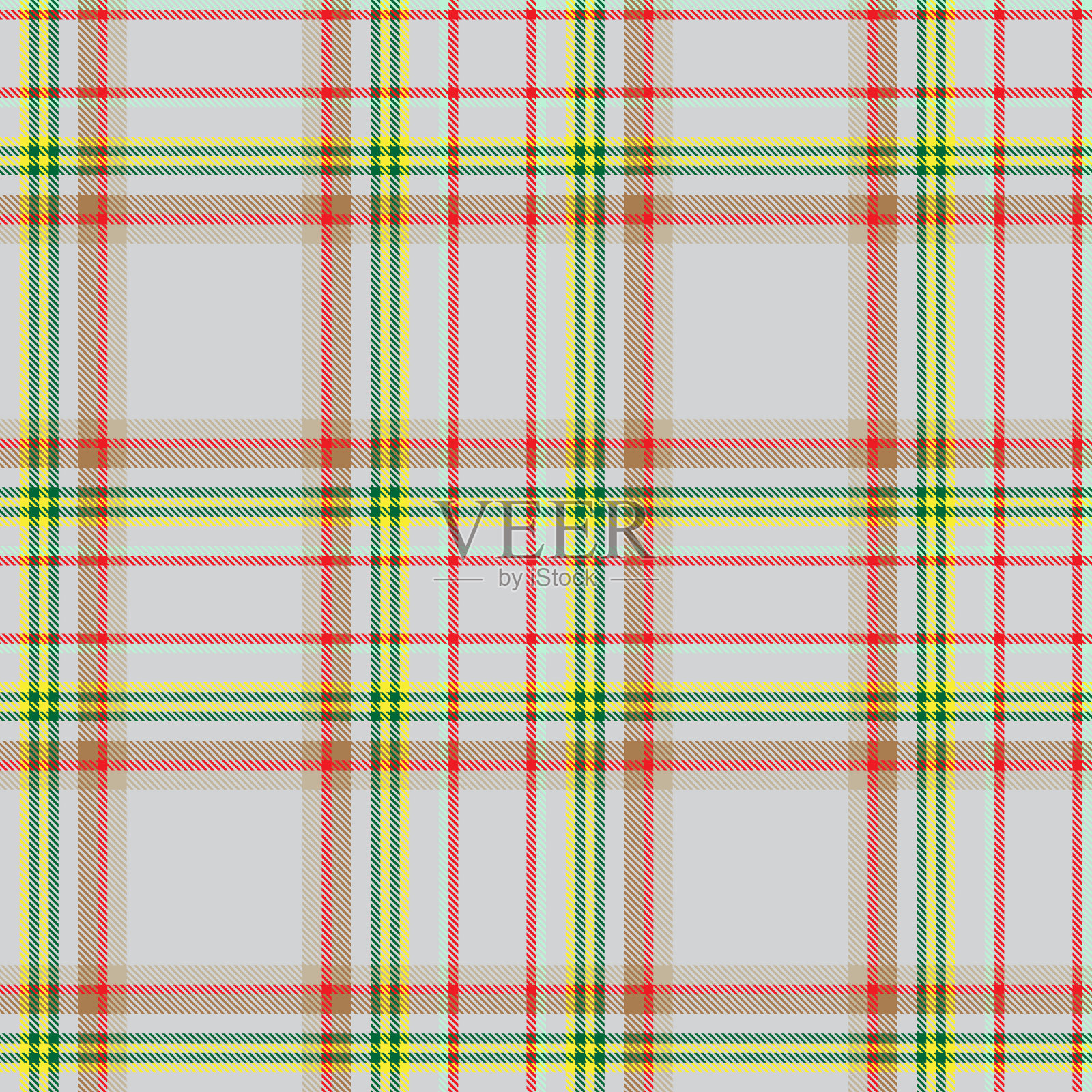 彩色格子纹理无缝图案插画图片素材