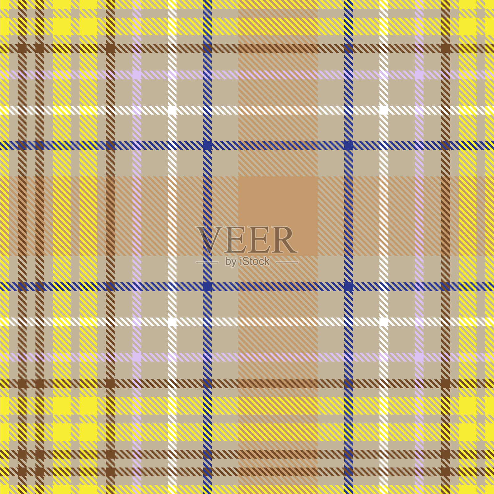 彩色格子纹理无缝图案插画图片素材