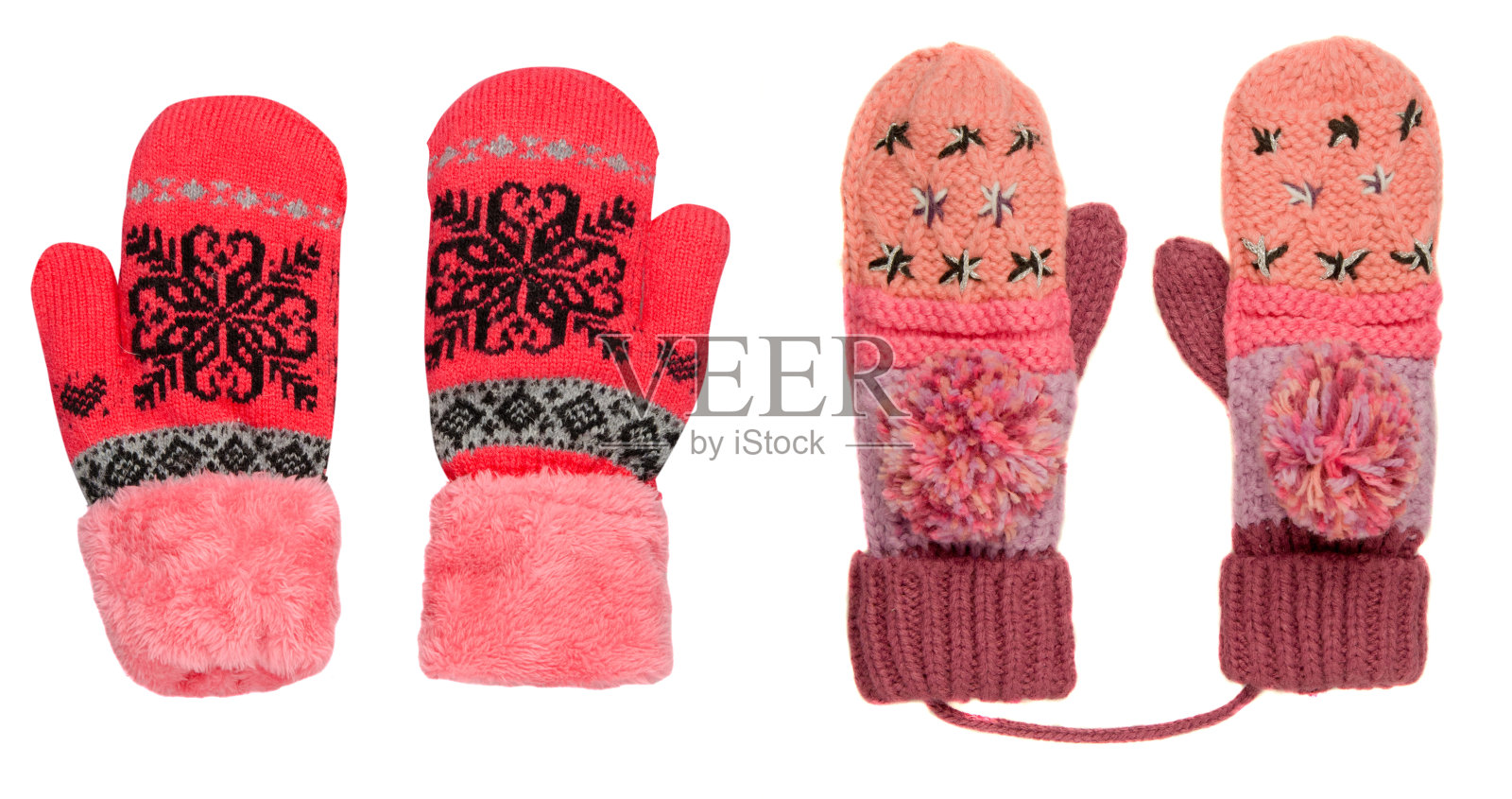 连指孤立在白色上照片摄影图片