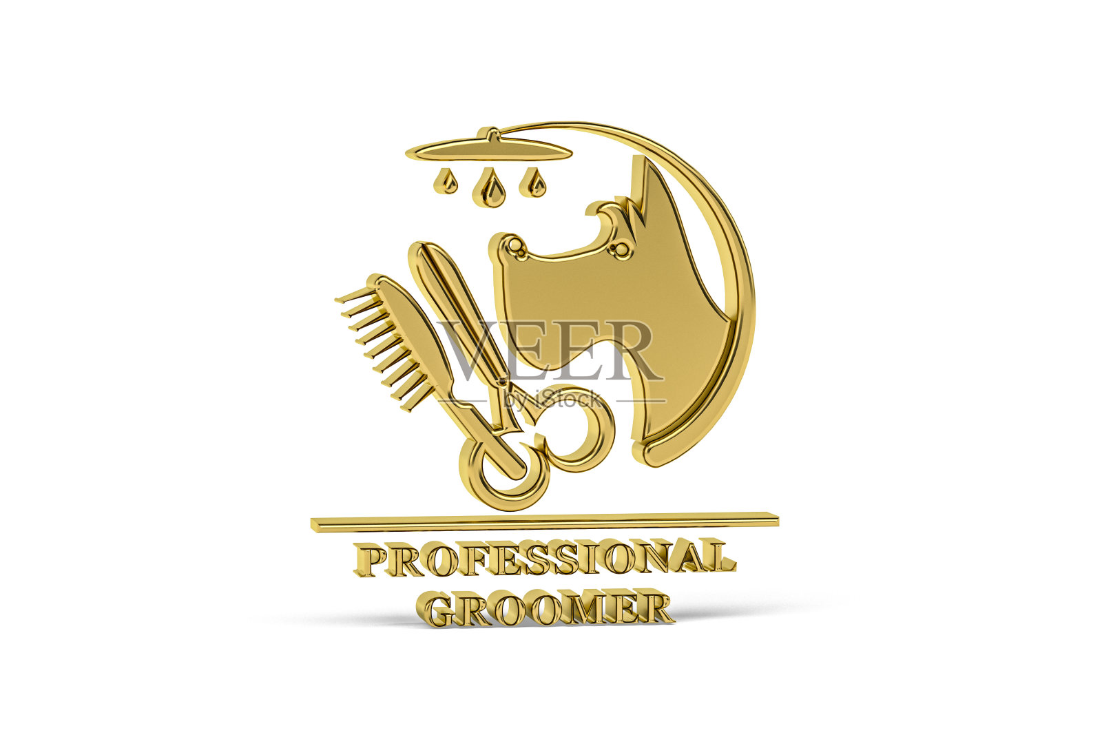 美容师图标照片摄影图片