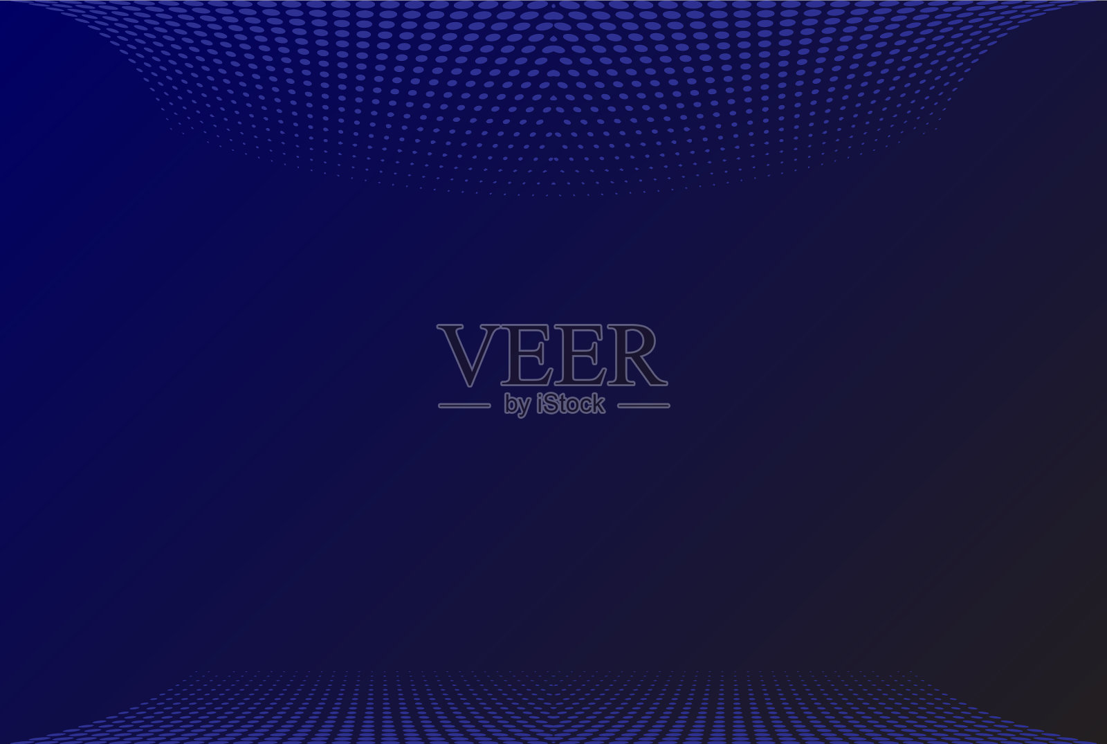 深蓝色动态抽象背景与波浪插画图片素材