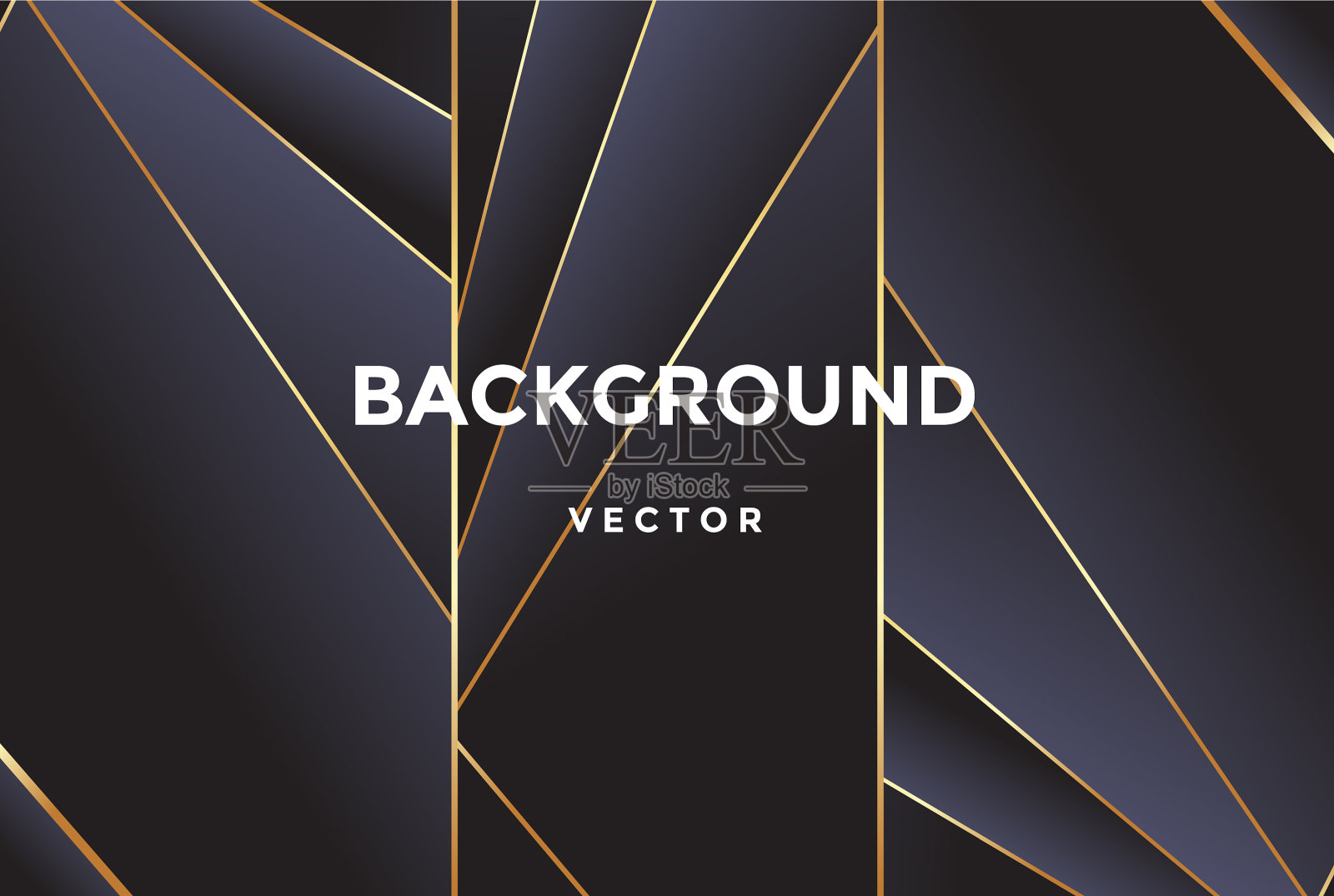 豪华抽象背景上有金色线条插画图片素材