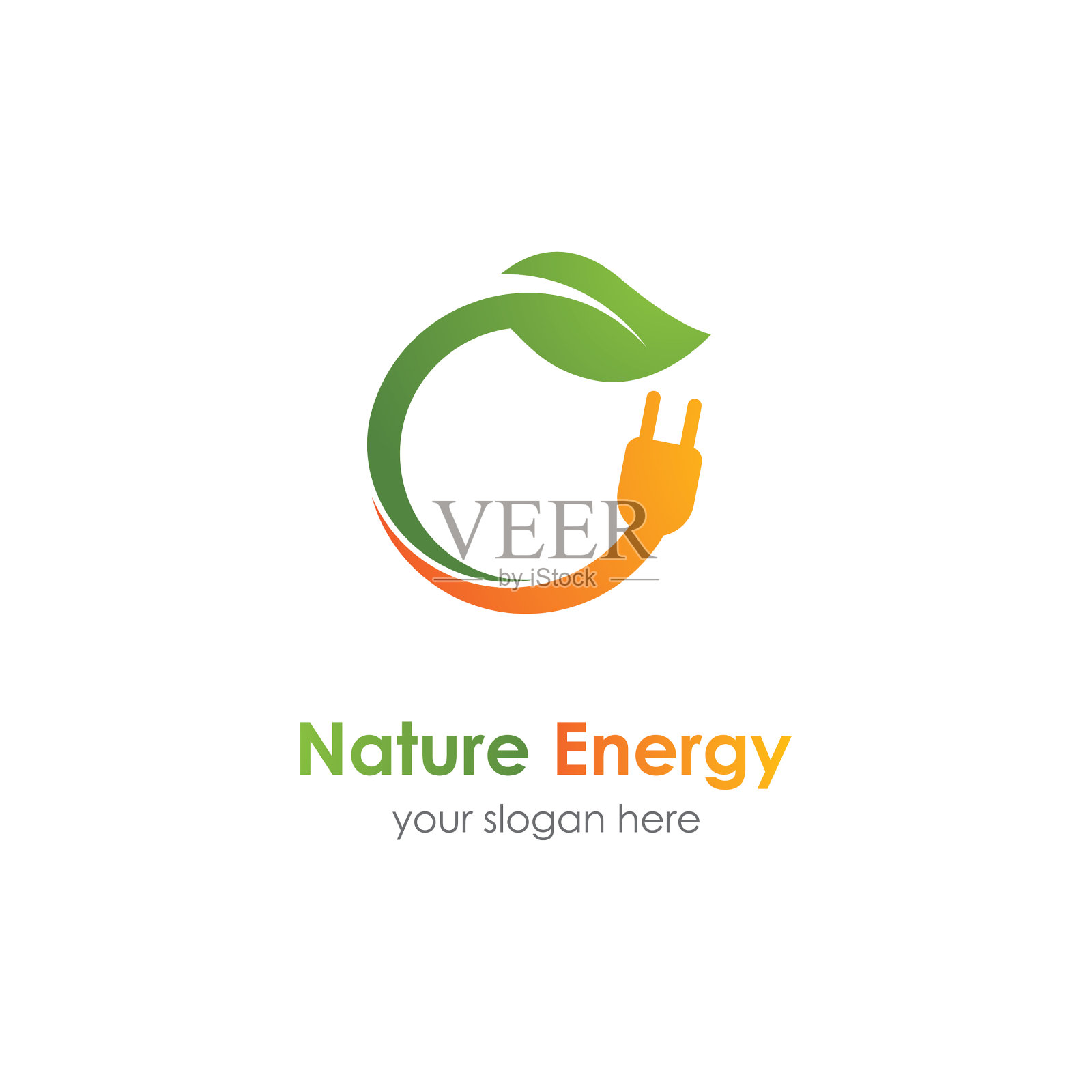 生态能源插画图片素材