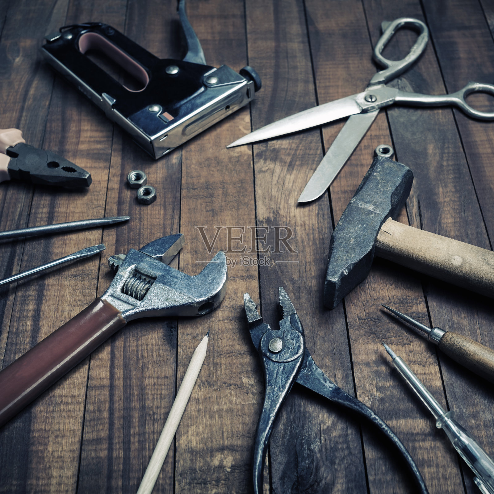 使用过的旧工具照片摄影图片