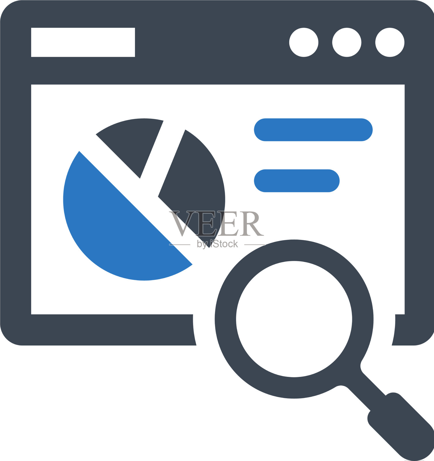 搜索分析图标设计元素图片