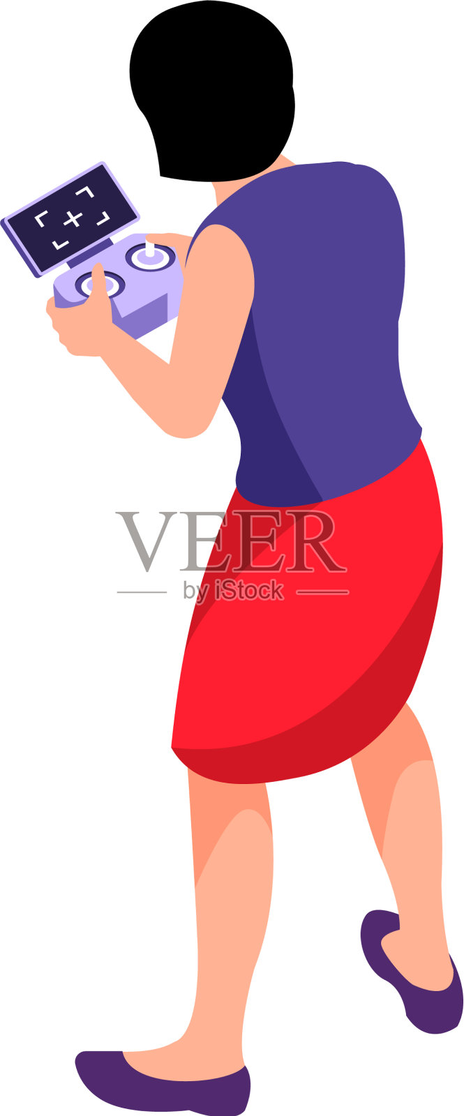 等距无人机操作员设计元素图片