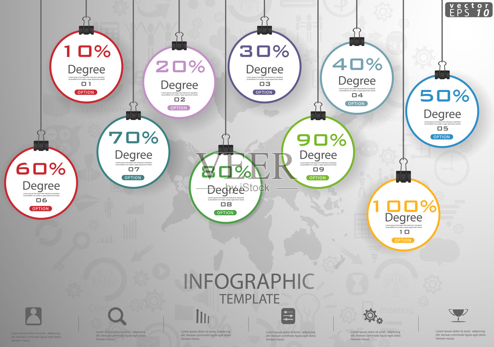 插画业务。设计创意和概念思维。为了成功,计划,思考,搜索,分析,沟通,未来的想法,创新的技术现代。插画图片素材
