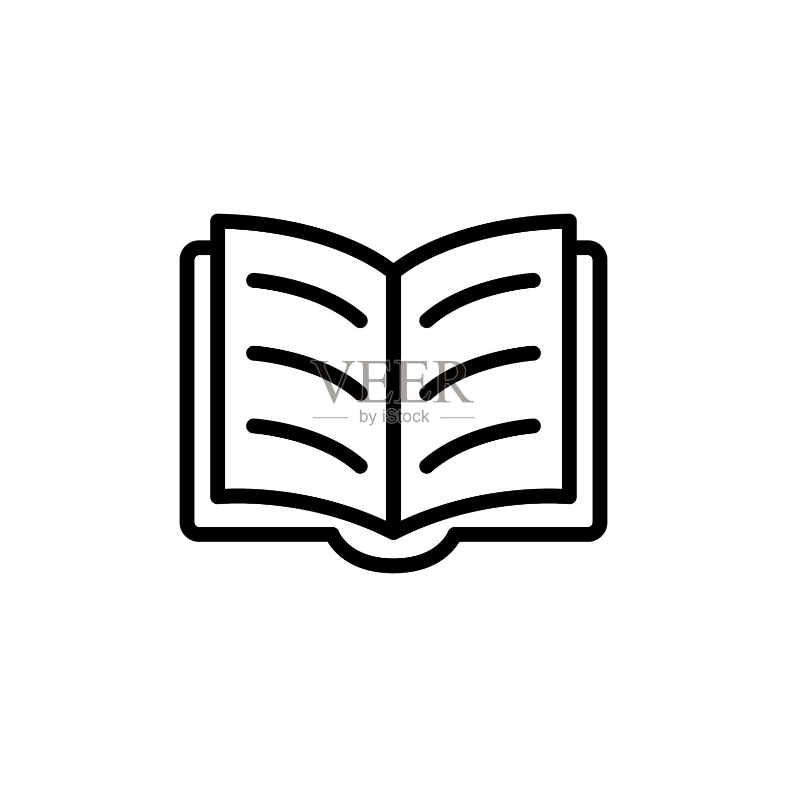 阅读图书馆书籍图标图标素材