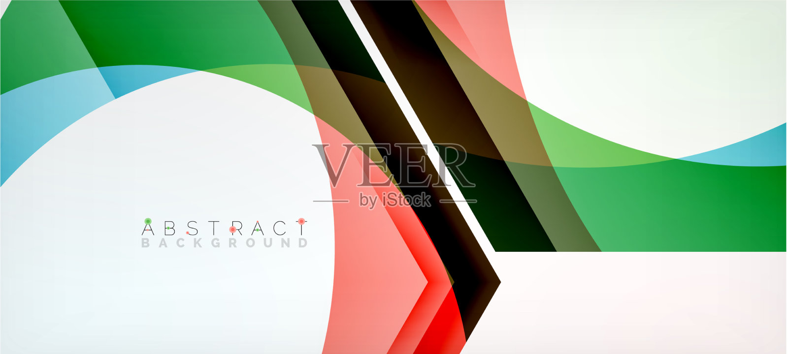 透明六边形几何形状抽象插画图片素材