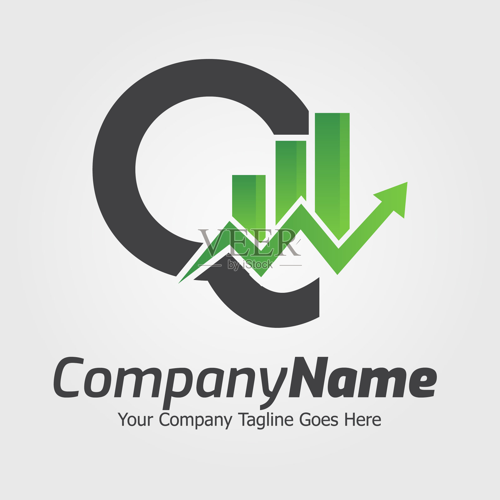 金融公司的标志插画图片素材