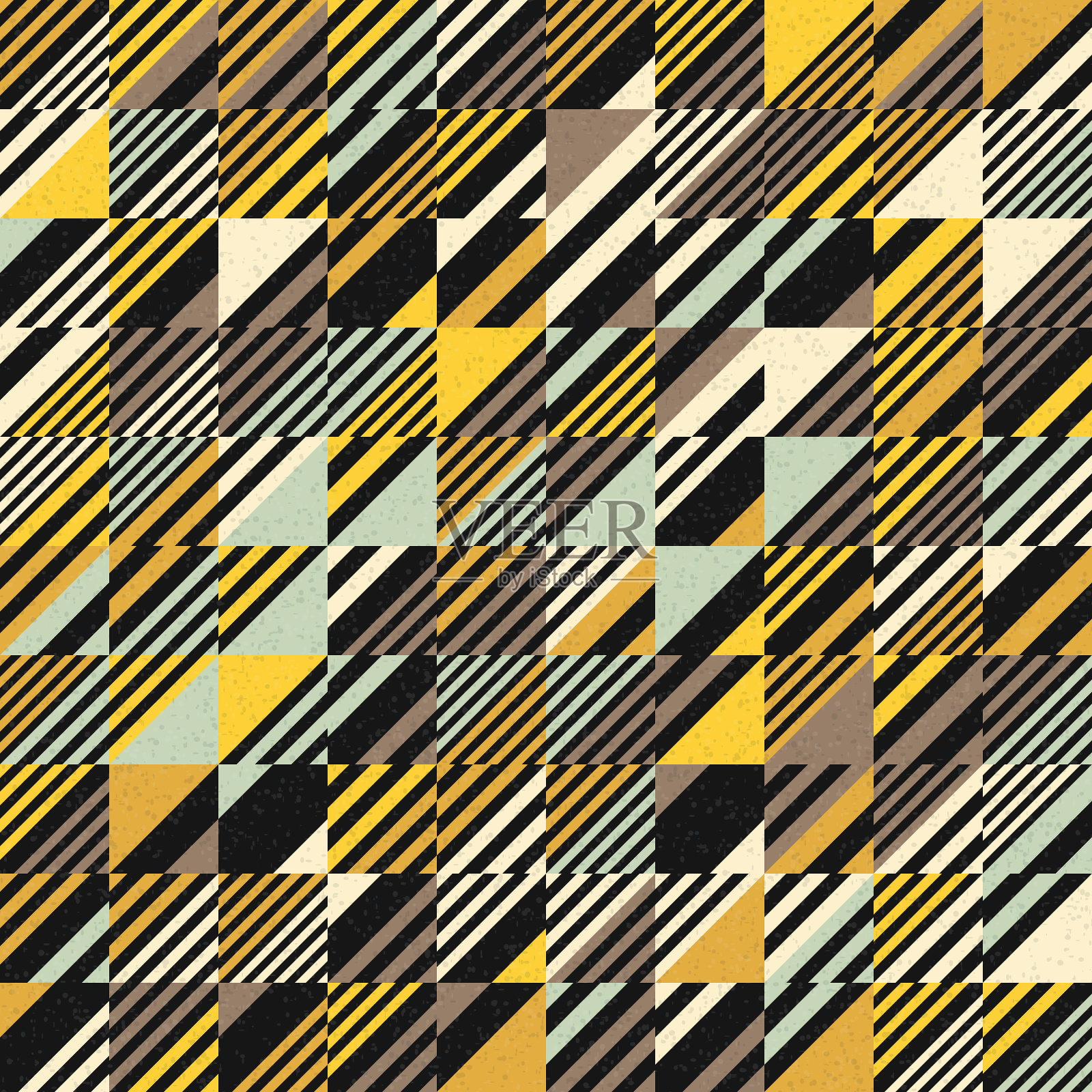 抽象几何图形生成计算艺术插图插画图片素材