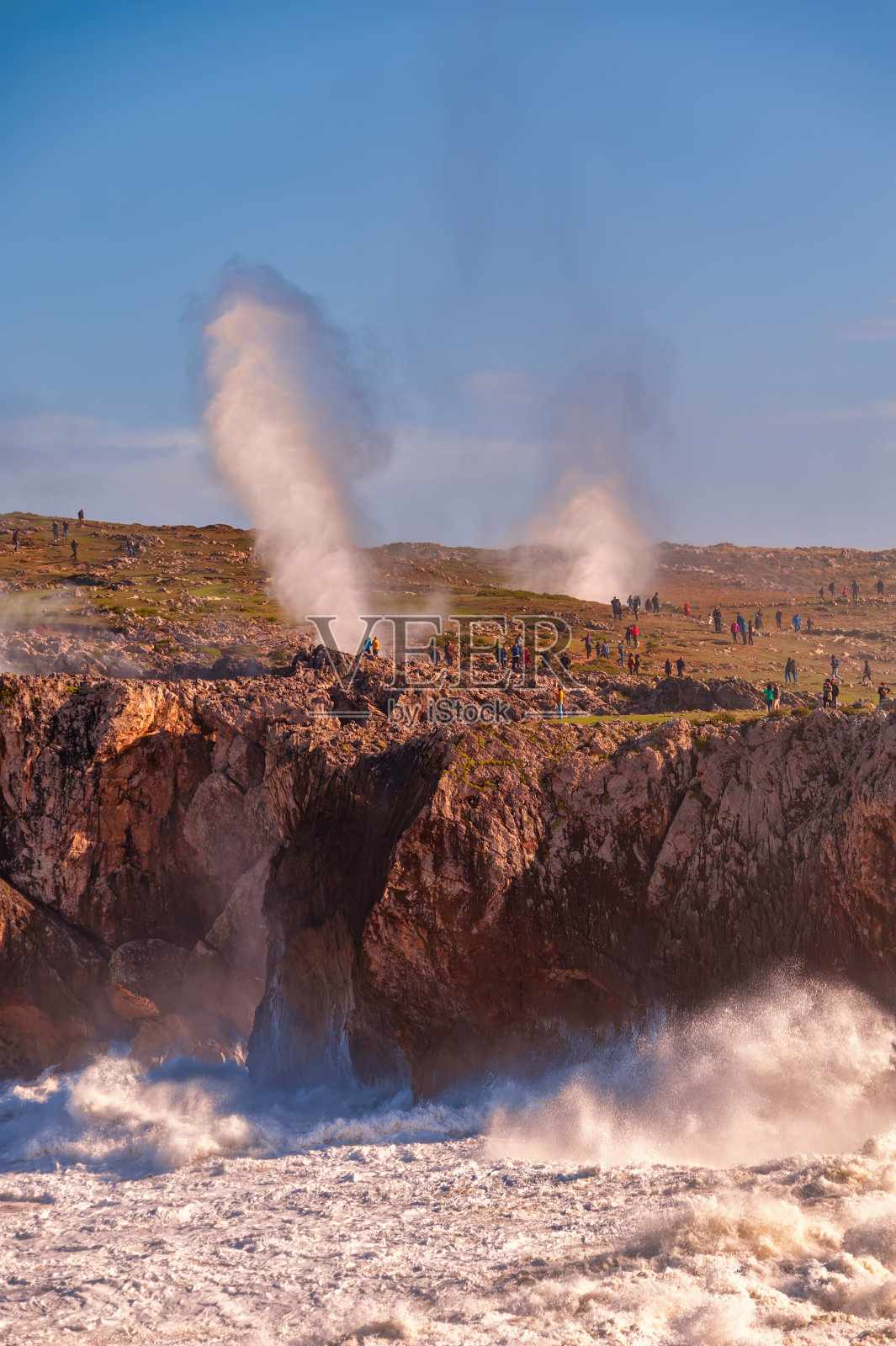 阿斯图里亚斯的海岸景观照片摄影图片