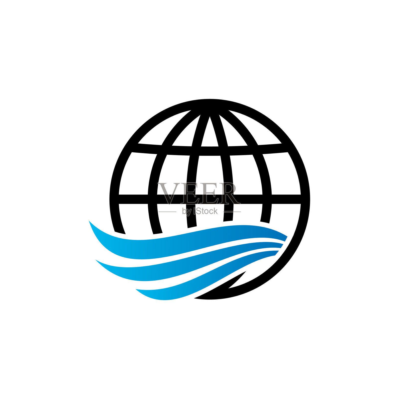 世界海标志模板设计矢量,徽章,设计概念,创意符号,图标插画图片素材