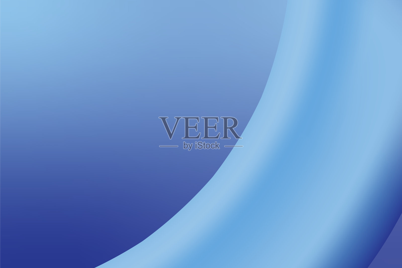 浅蓝色波浪背景插画图片素材