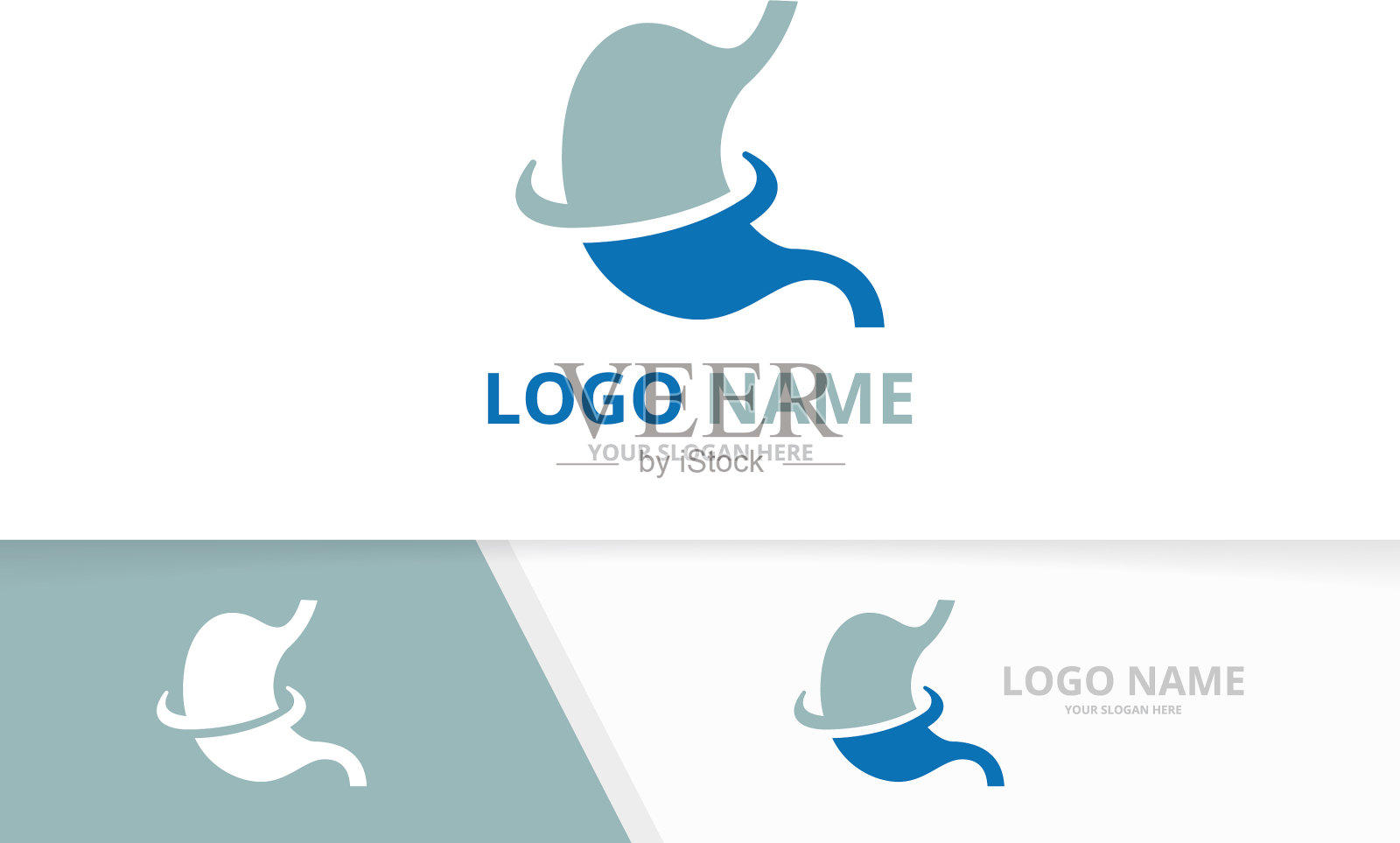 胃标志设计模板独特插画图片素材