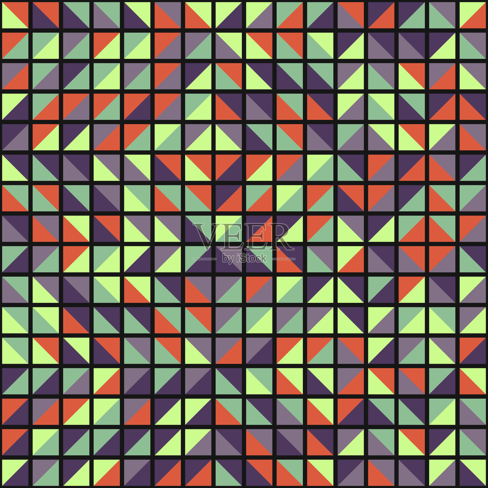 抽象几何图形生成计算艺术插图插画图片素材