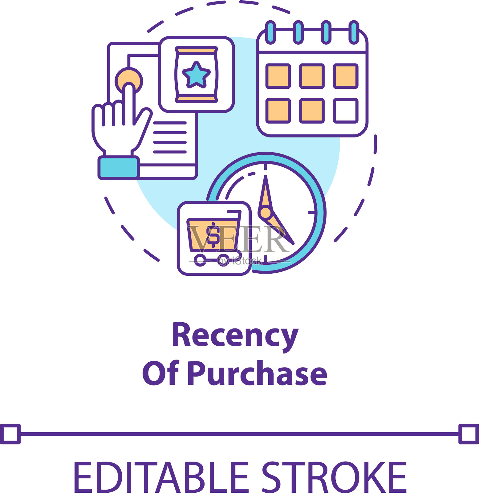 购买最近的概念图标插画图片素材