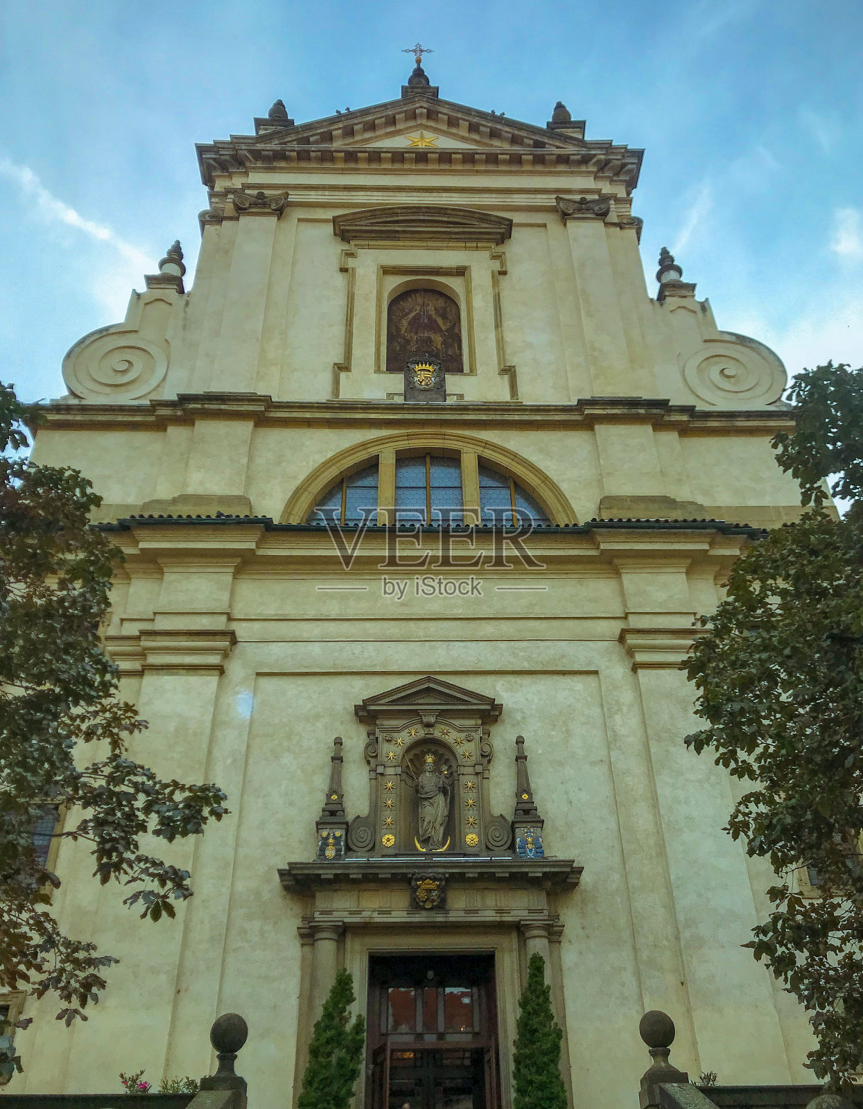 婴儿耶稣Chruch照片摄影图片