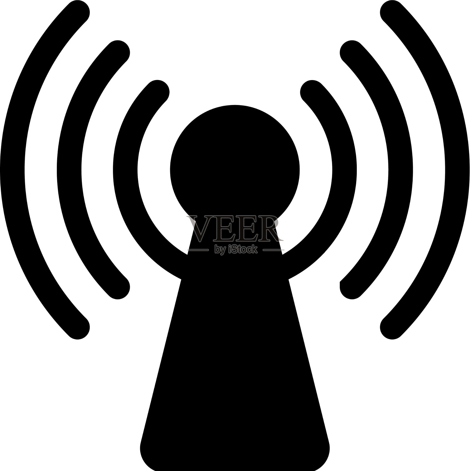 无线天线图标图标素材