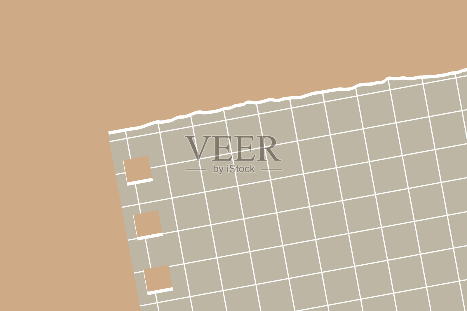 撕纸笔记背景插画图片素材