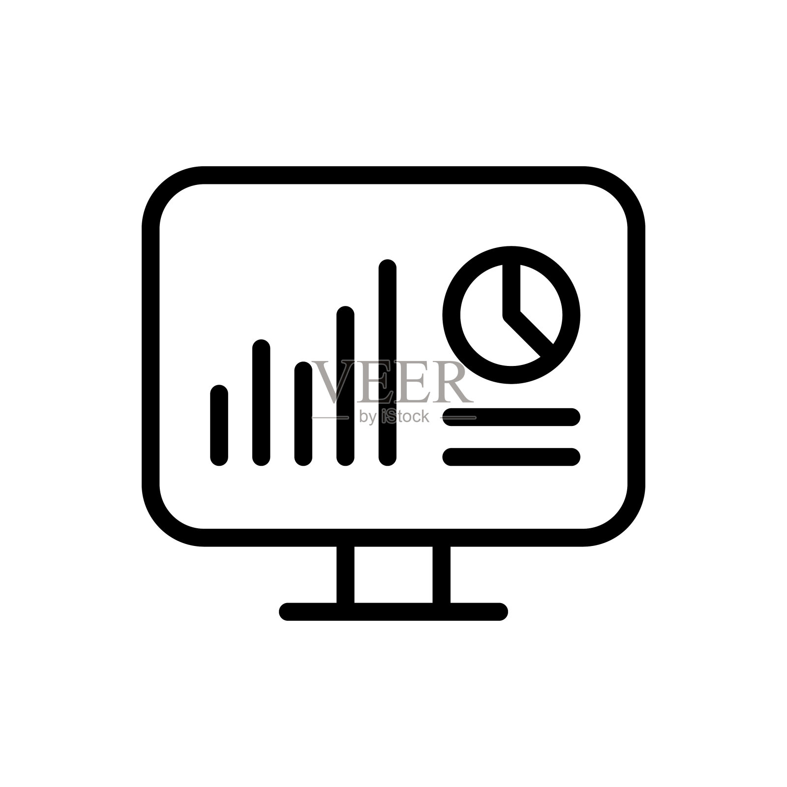 KPI报告图标图标素材