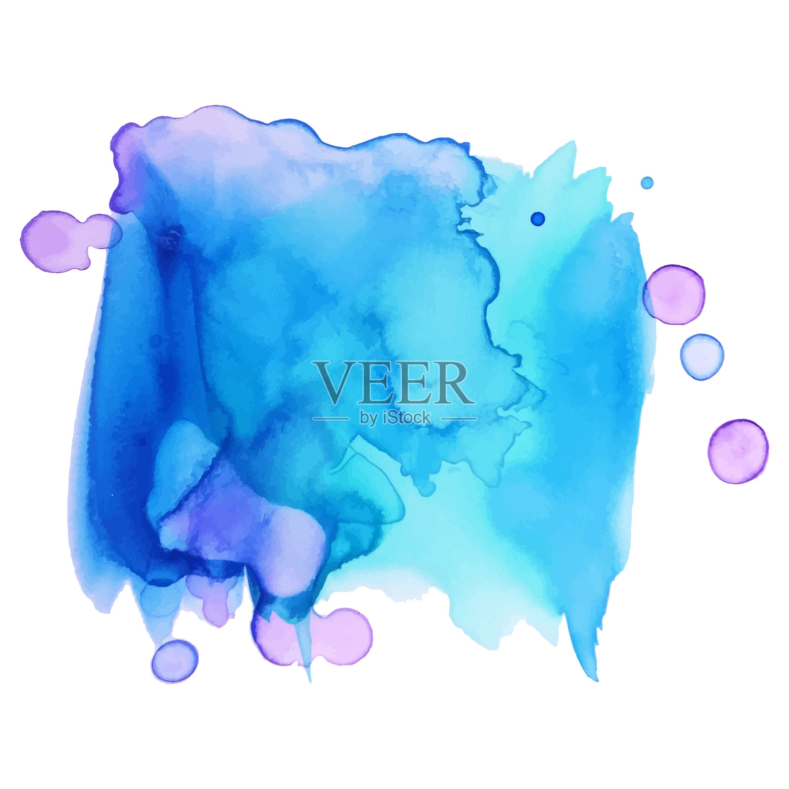 水彩笔触画纸质感插画图片素材