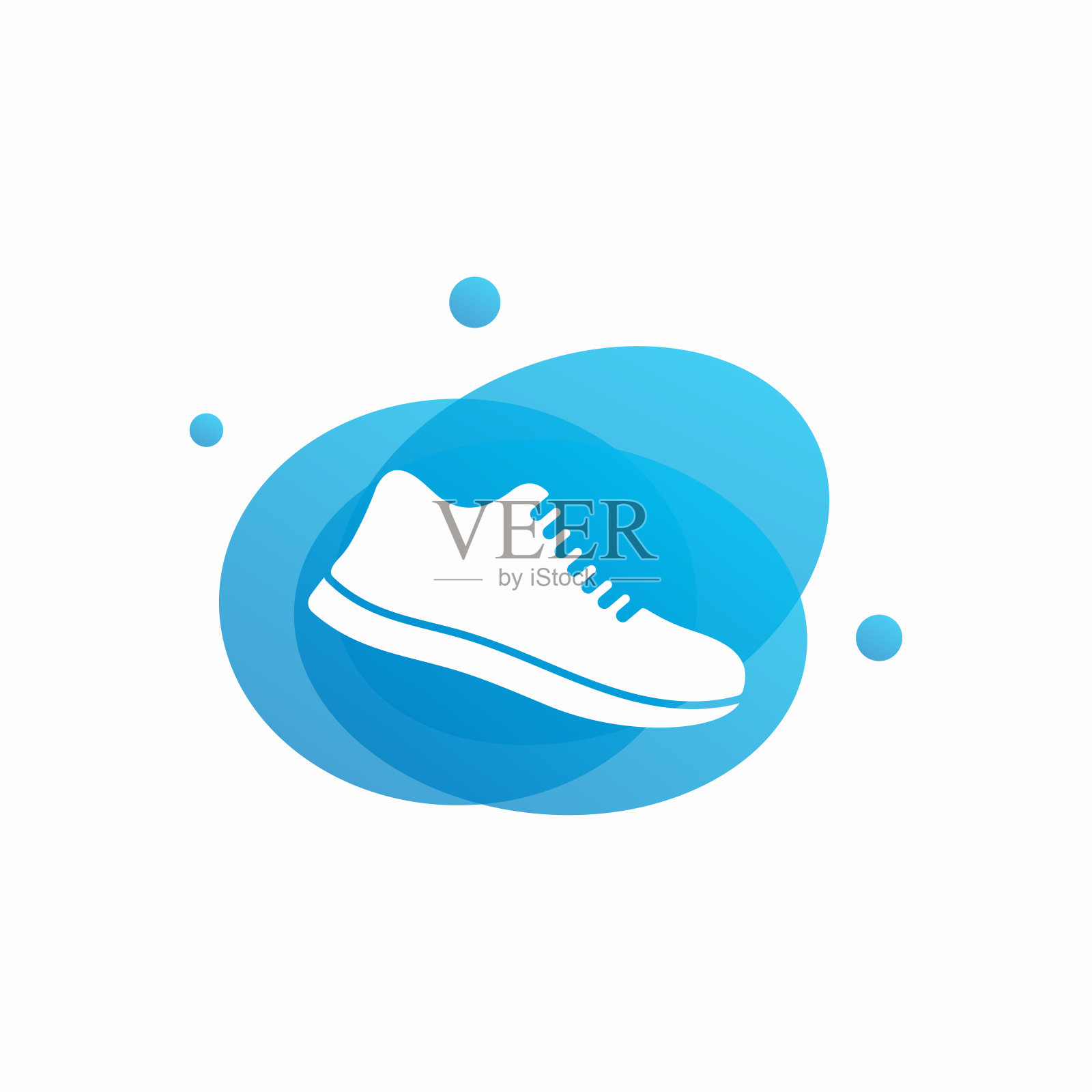 现代鞋标志模板设计插画图片素材