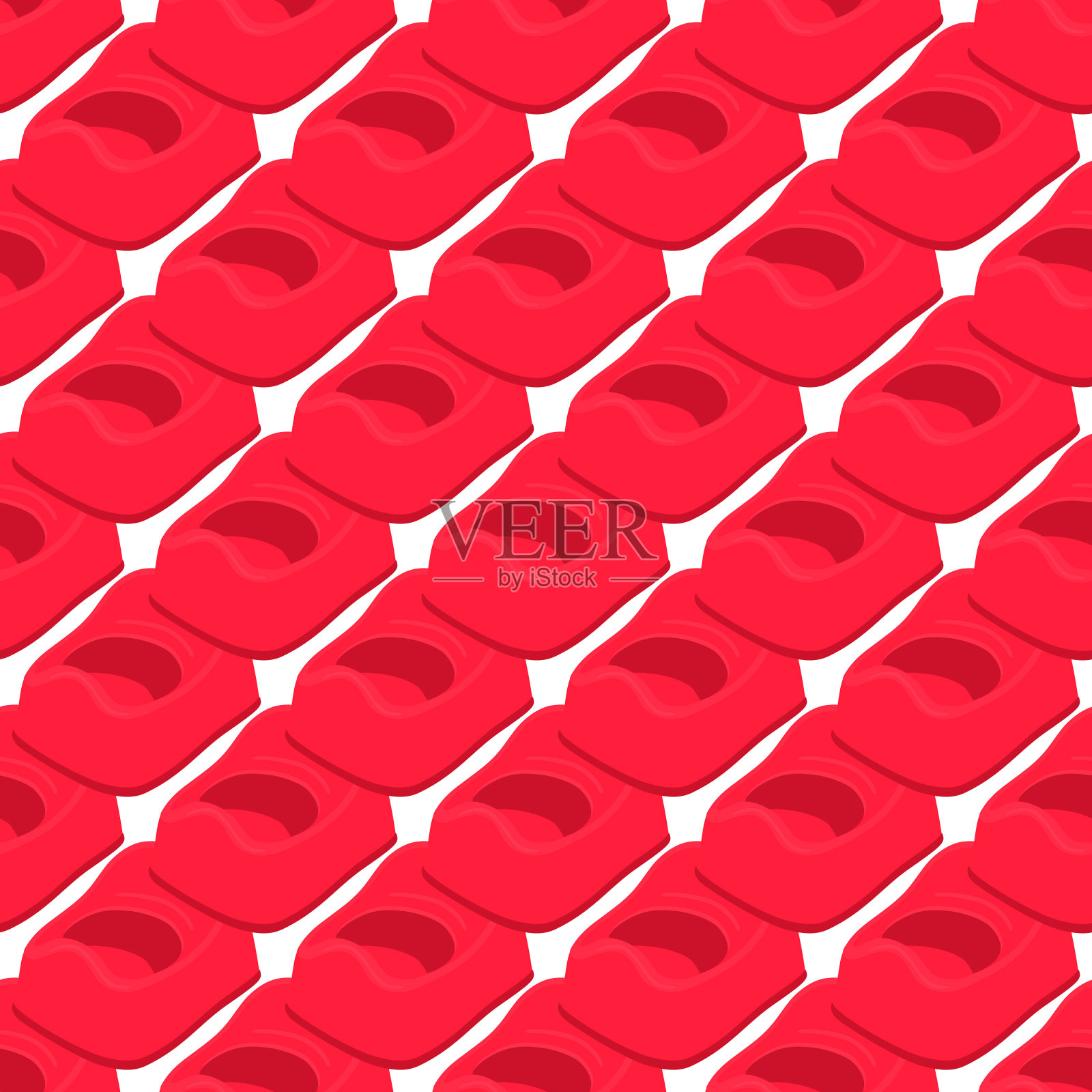 摘要无缝塑料浸渍用插画图片素材