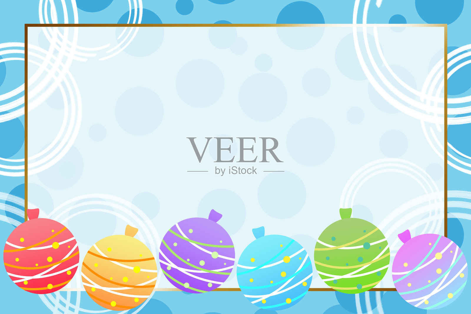 水气球背景设计模板素材