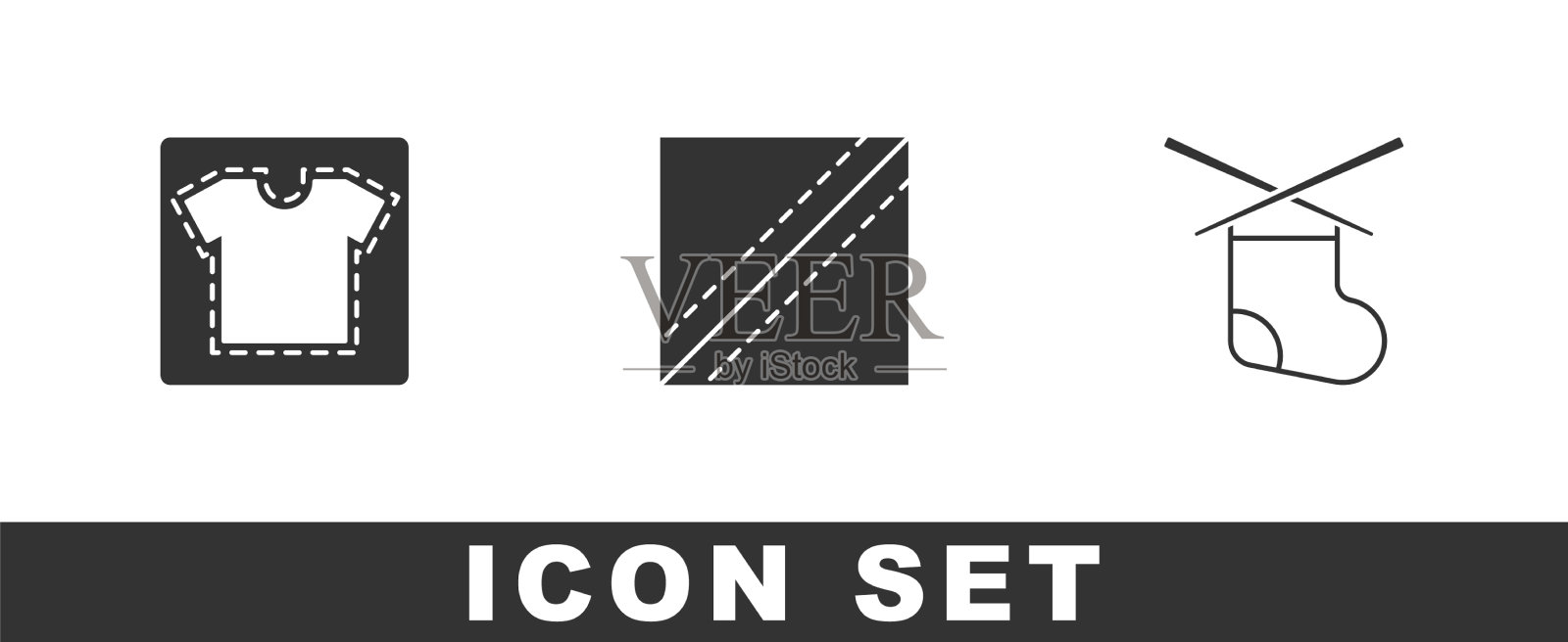 设置缝制模式,织物卷和图标素材