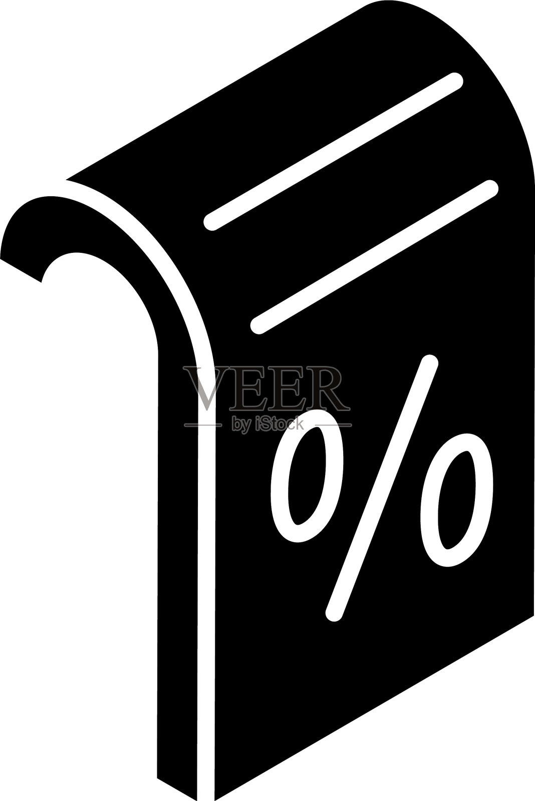 票据贴现插画图片素材