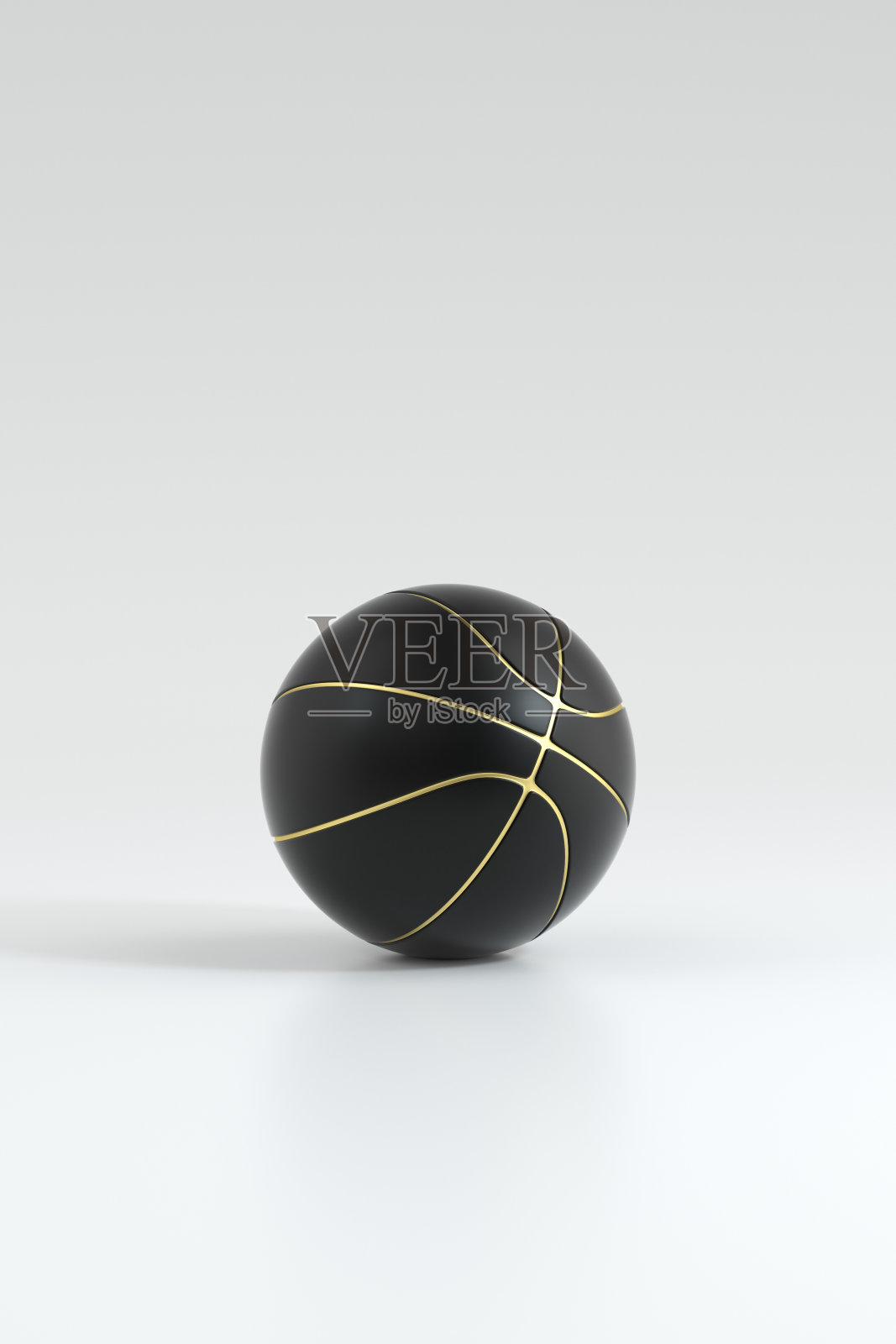3D渲染金色运动篮球照片摄影图片