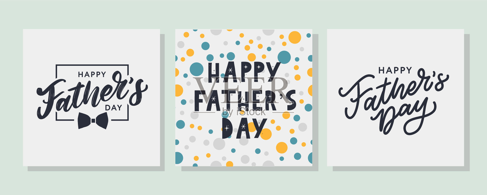 父亲节快乐字旗卖刷插画图片素材