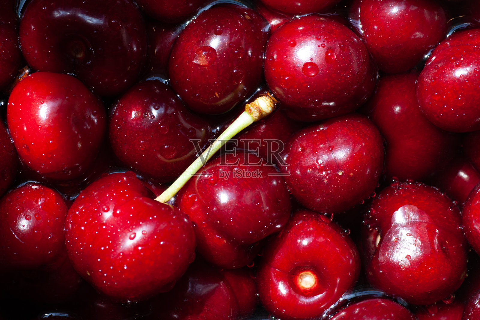 甜樱桃的背景照片摄影图片