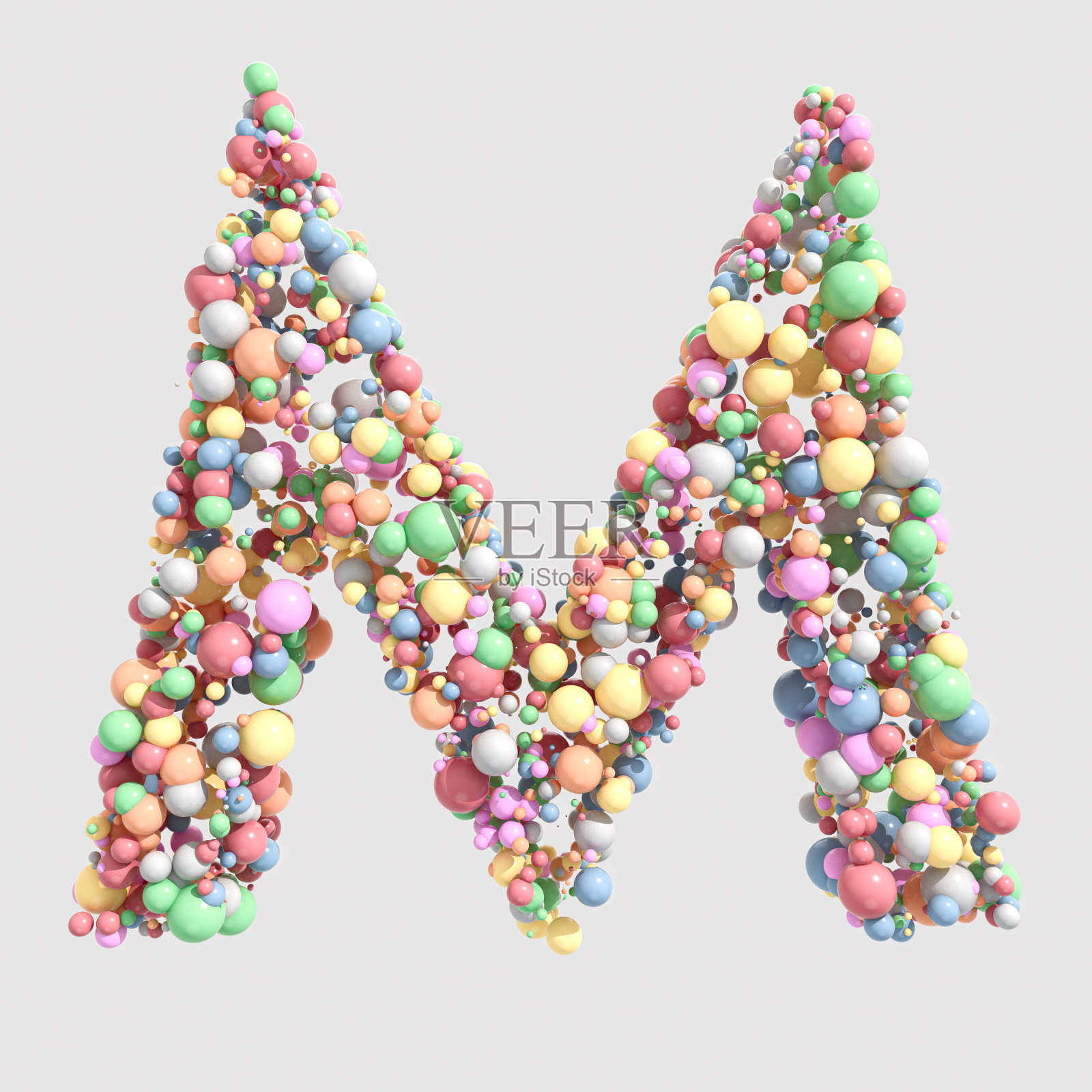 彩色甜信概念照片摄影图片