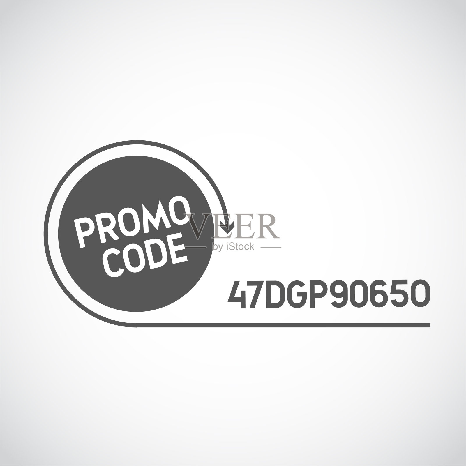 优惠码,优惠码。平面向量集设计插图。插画图片素材