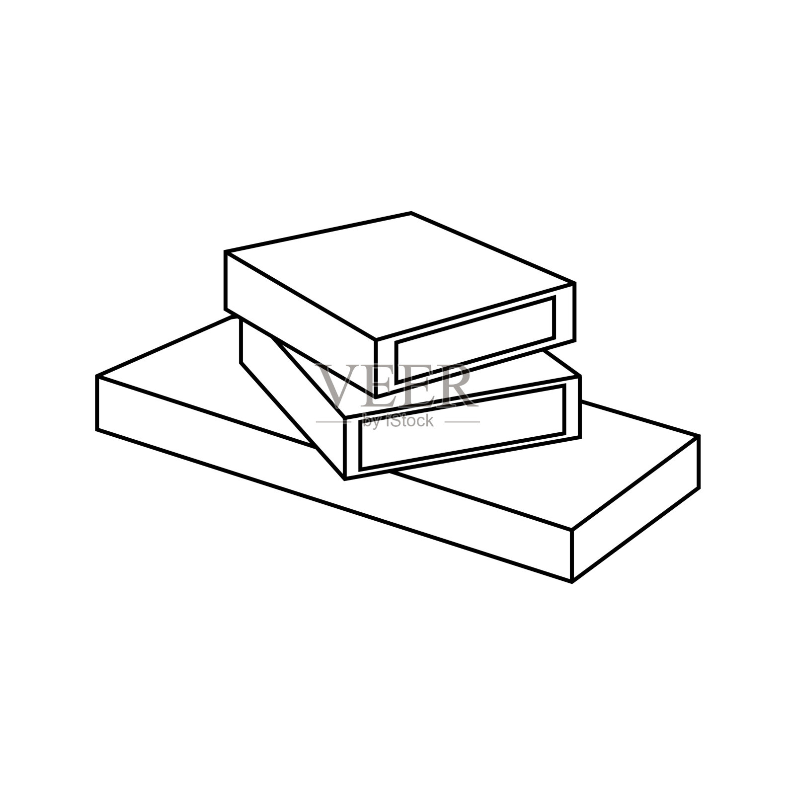 孤立的甜巧克力棒甜点插画图片素材