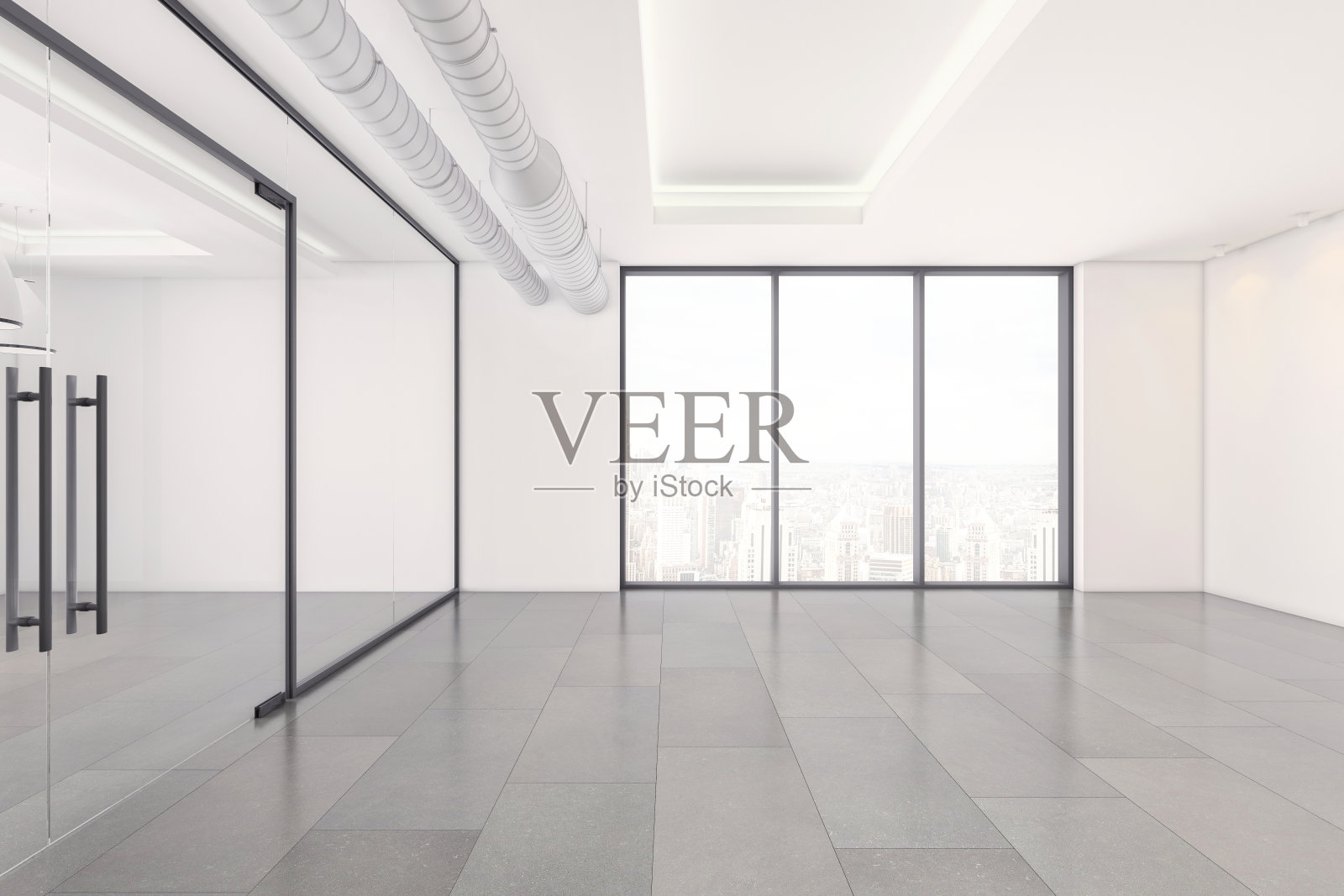 空办公空间内部照片摄影图片